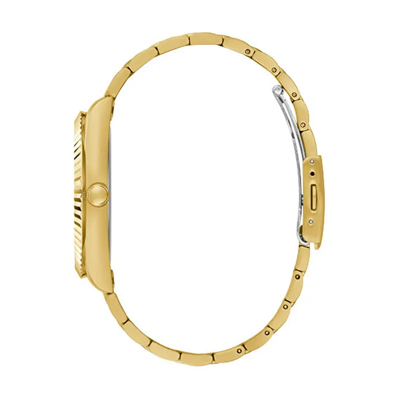 Guess Connoisseur Champagne Dial Gold-tone Men's Watch- GW0265G2